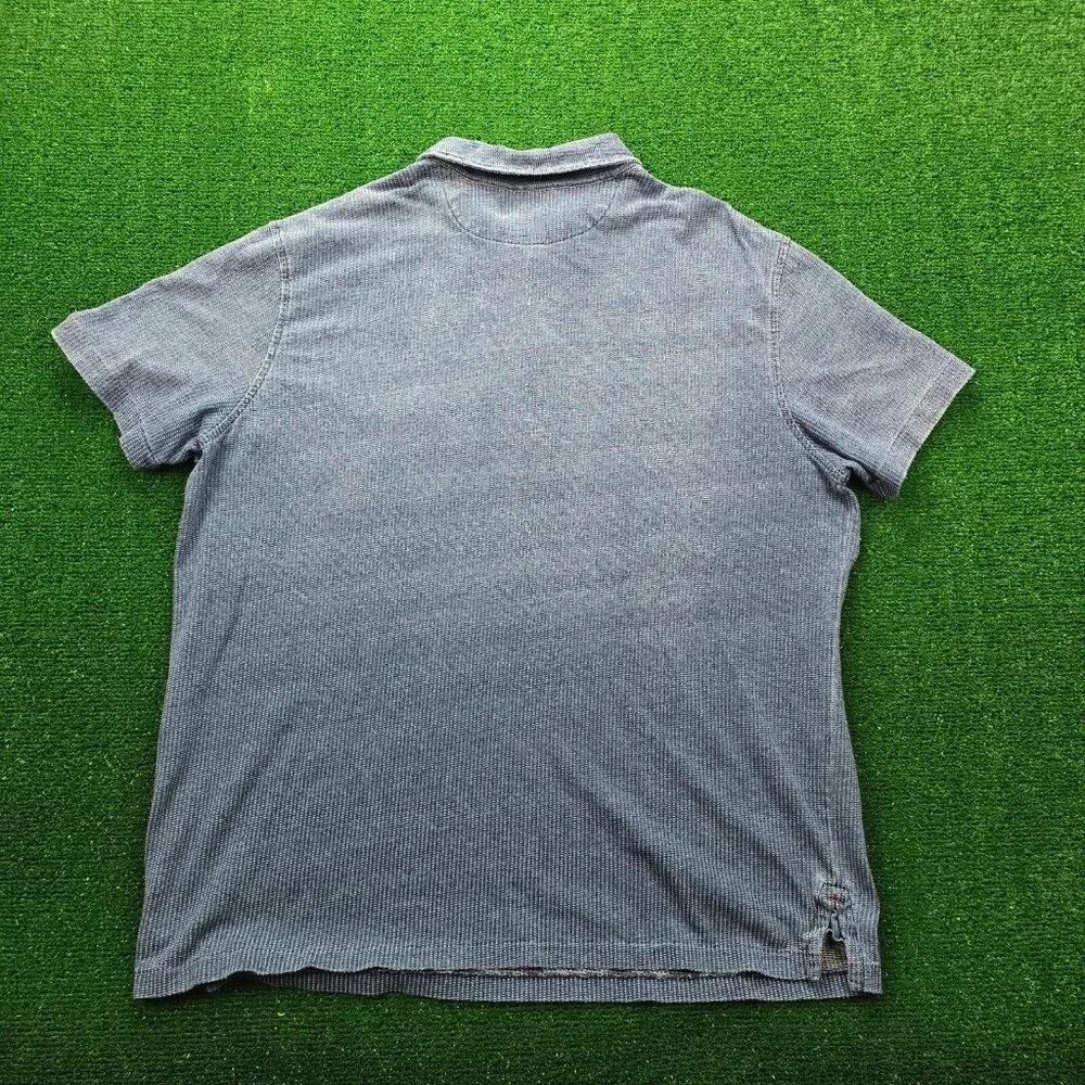 Polo Ralph Lauren‎ Polo Shirt Men XL Blue Short Sleeve Vintage Y2K Golf Preppy